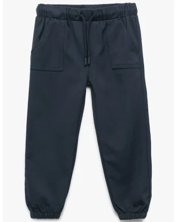 Pantaloni jogger uni, Albastru ultramarin