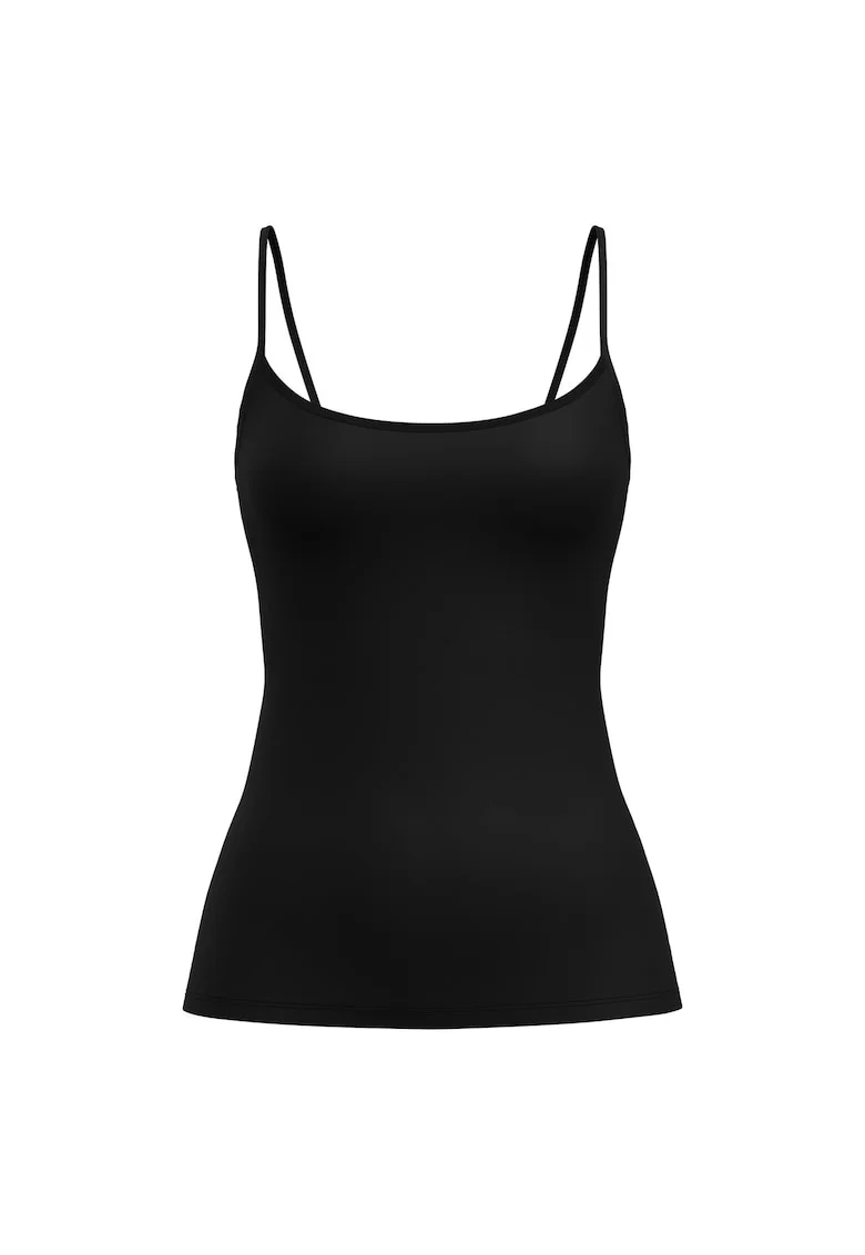 Top cu aspect neted, Negru