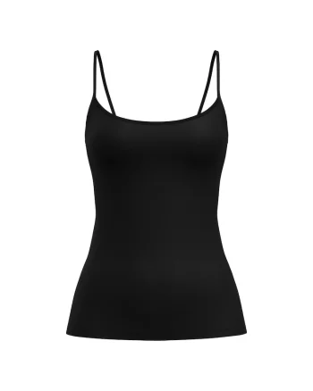 Top cu aspect neted, Negru