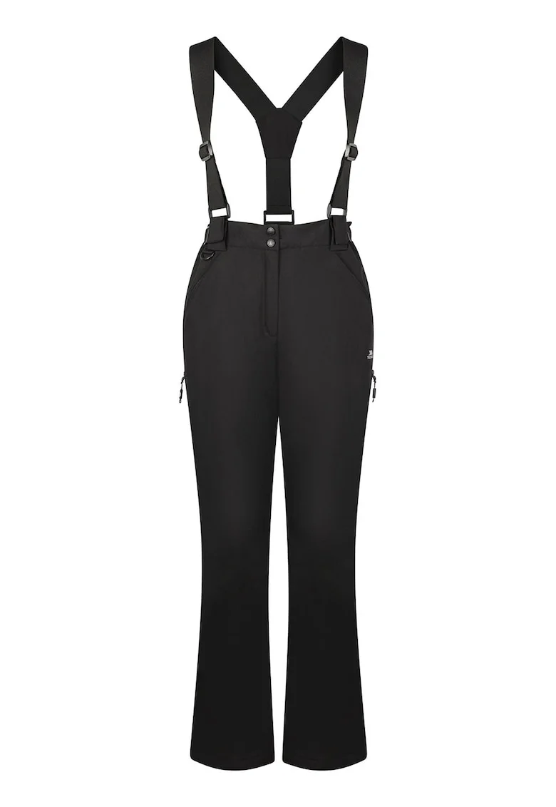 Pantaloni cu bretele pentru ski Jayne, Negru