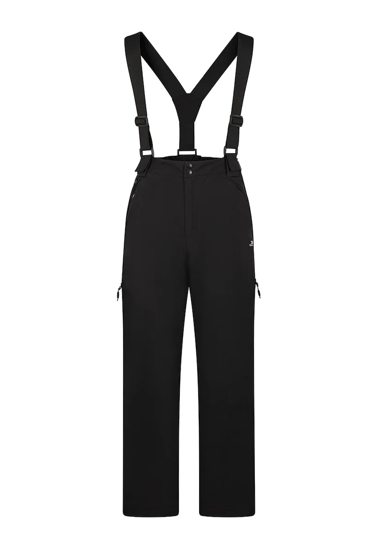 Pantaloni cu bretele pentru ski Shaun, Negru