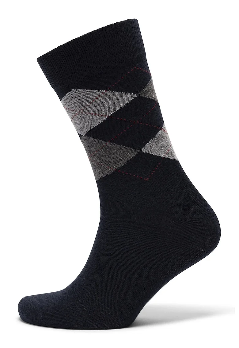 Set de sosete lungi pentru trekking Paden - 5 perechi, Negru/Gri/Bleumarin
