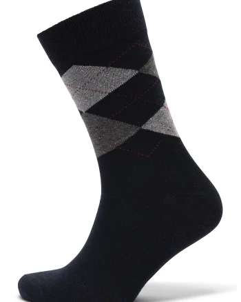 Set de sosete lungi pentru trekking Paden - 5 perechi, Negru/Gri/Bleumarin