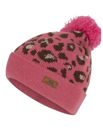 Caciula cu animal print Kaylani, Auriu/Maro/Roz