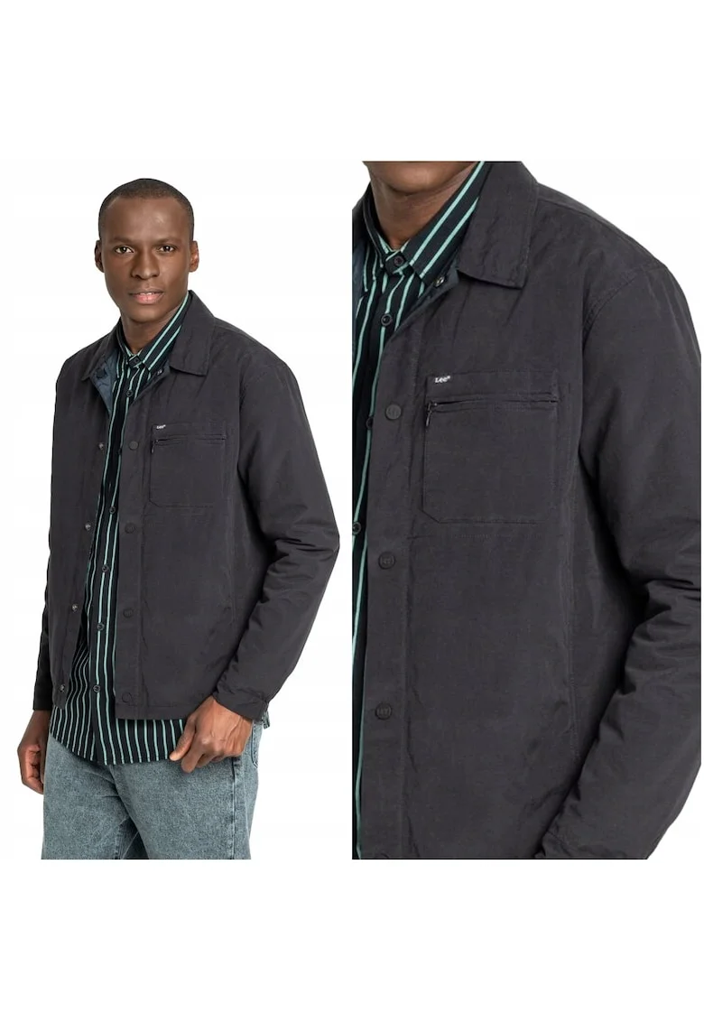 Jacheta de tranzitie,  reversibila, 3 buzunare, neagra,