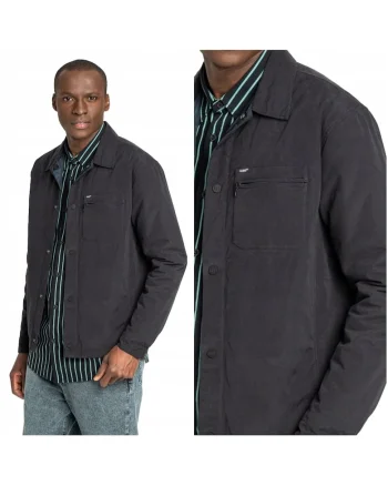Jacheta de tranzitie,  reversibila, 3 buzunare, neagra,