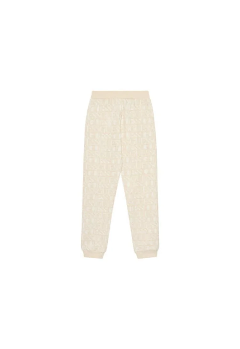 Pantaloni de trening din bumbac cu model logo