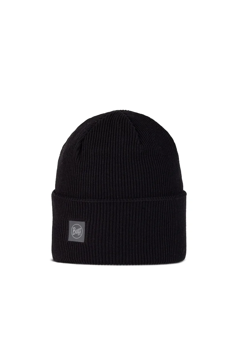 Caciula  crossknit tricotata, culoare negru, pentru adulti, marime universala