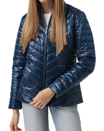 Jacheta dama,  GO Shield Shine Jacket JA150-TLNV, Albastru marin,