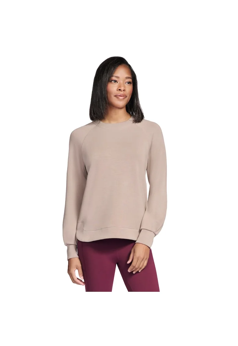 Hanorace de femei,  Skechluxe Elevate Crewneck 198739, Bej
