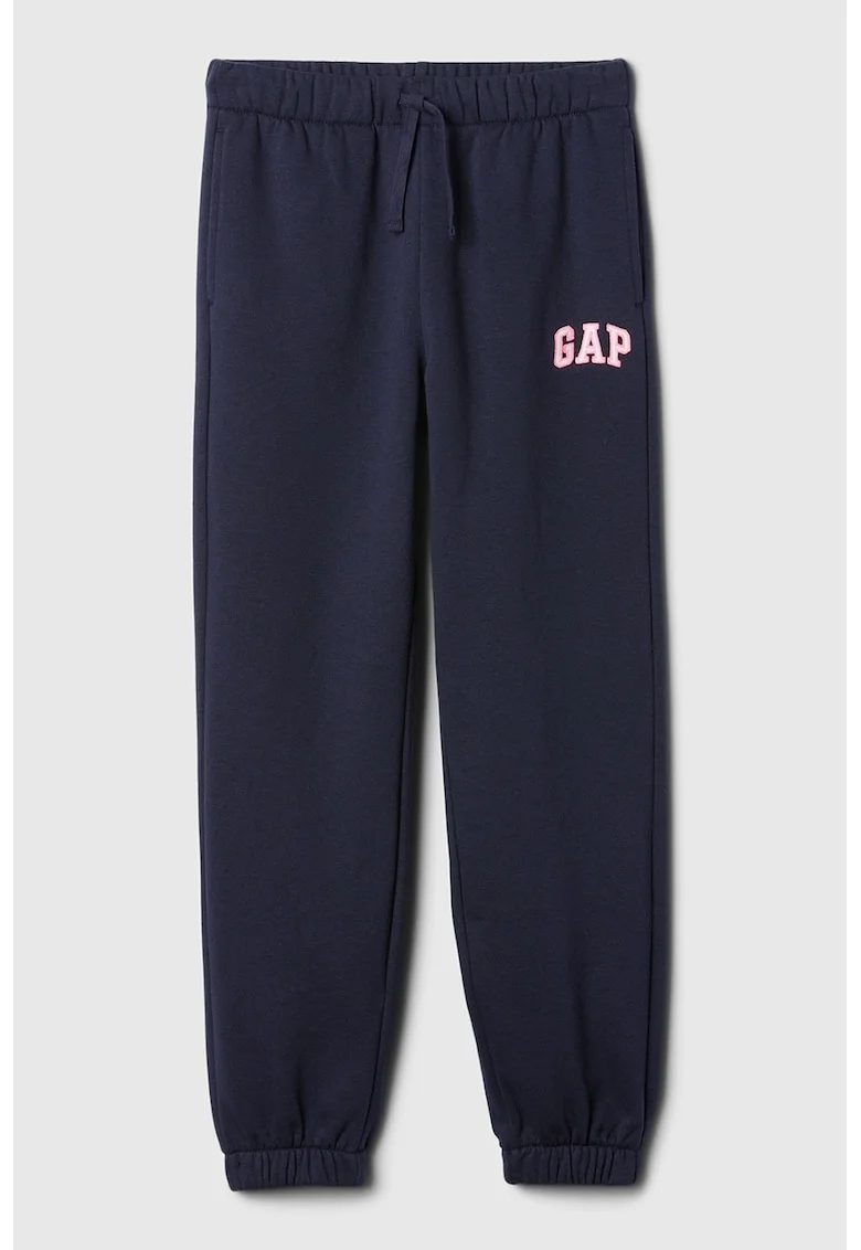 Pantaloni de trening cu croiala relaxed fit si talie ajustabila, Albastru ultramarin
