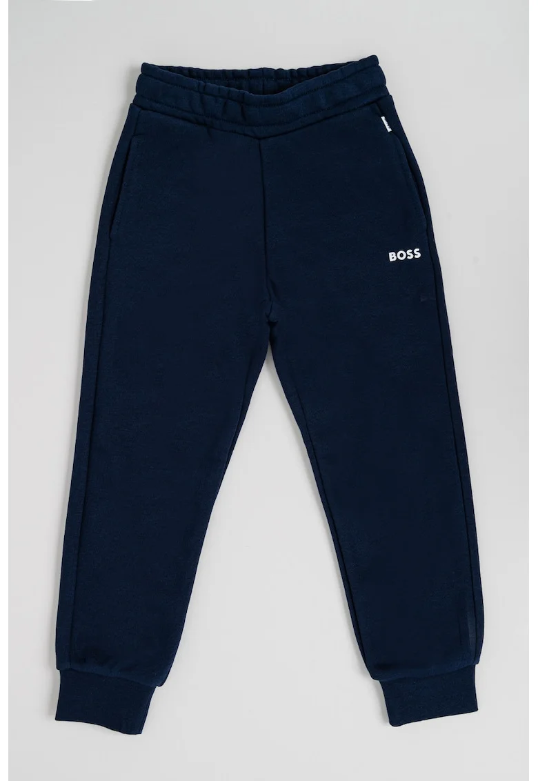 Pantaloni de trening conici cu buzunare, Bleumarin