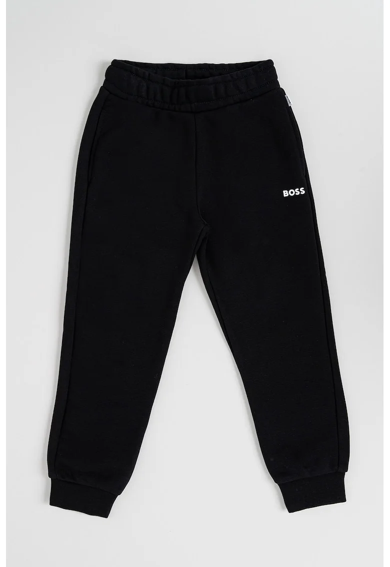 Pantaloni de trening conici cu buzunare, Negru