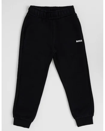 Pantaloni de trening conici cu buzunare, Negru