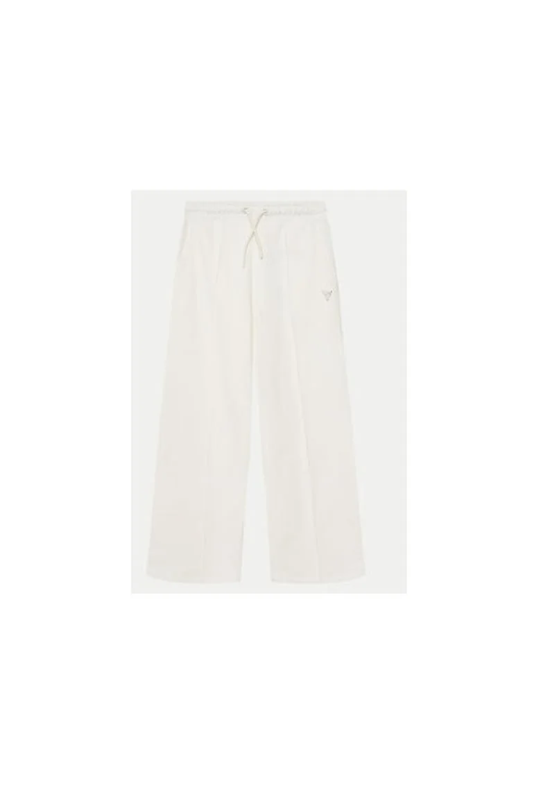 Pantaloni de trening din bumbac cu model uni