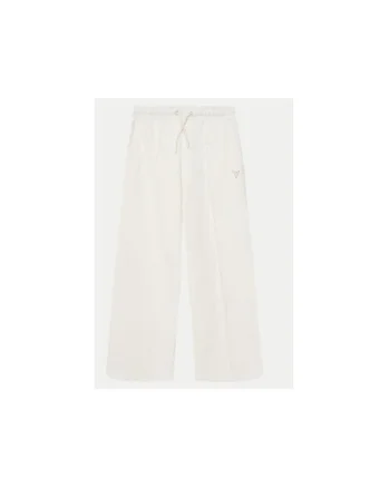 Pantaloni de trening din bumbac cu model uni