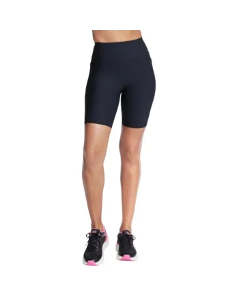 Pantaloni sport dama,  pantaloni scurti ciclism, negru, nailon,