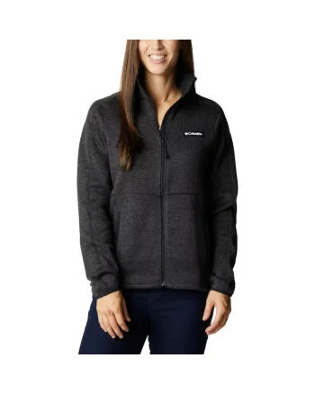 Bluza sport de dama din fleece,  Sweater Weather Full Zip Fleece 8933010, Negru