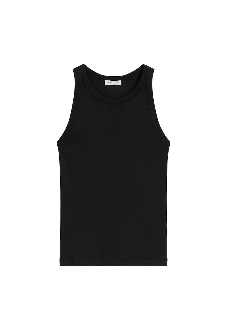 Top cu model uni, Negru