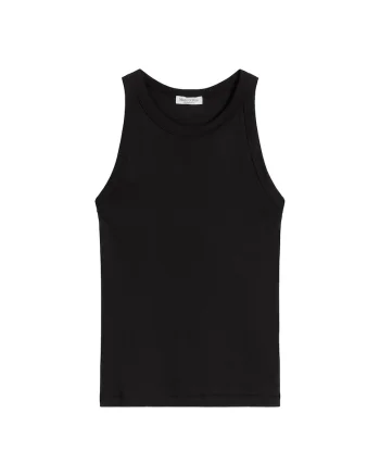 Top cu model uni, Negru