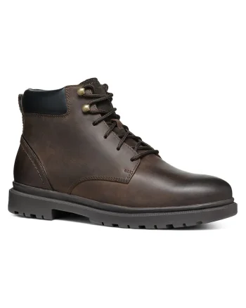 Bocanci de drumetie barbati  U46DDC-000FF, Piele naturala, Maro, Maro