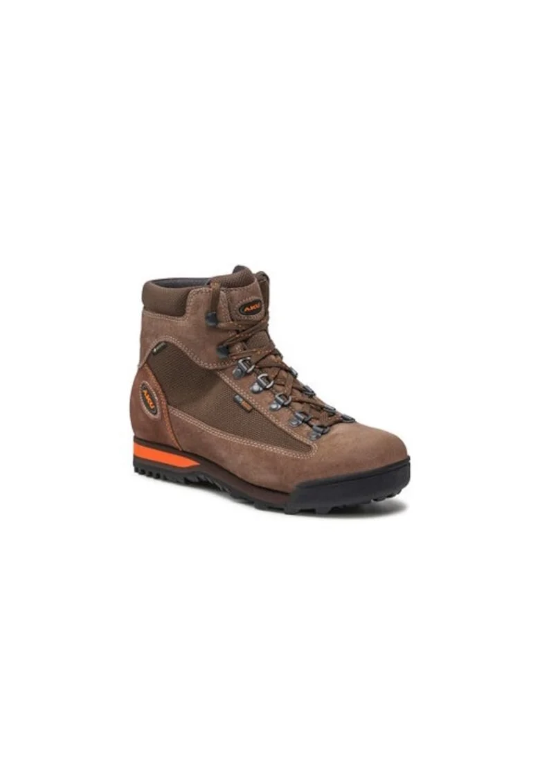 Bocanci trekking barbati  300176474, Piele naturala, Maro, Maro