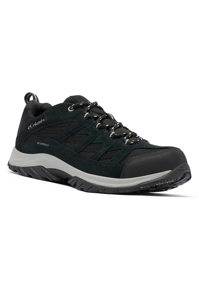 Bocanci trekking barbati  2100651, Textil, Negru, Negru