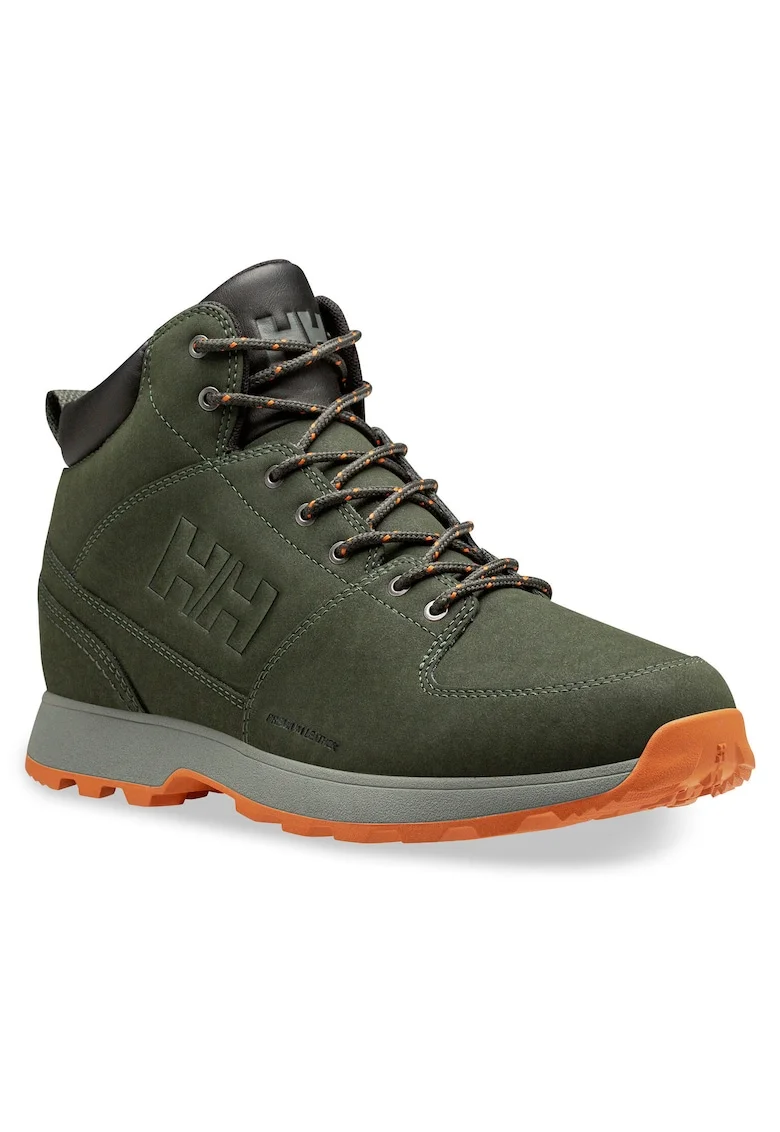 Bocanci trekking barbati  12039, Piele naturala, Verde, Verde