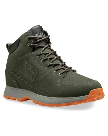 Bocanci trekking barbati  12039, Piele naturala, Verde, Verde