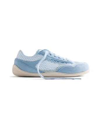 Pantofi sport cu piele intoarsa Ilesha, Albastru pastel