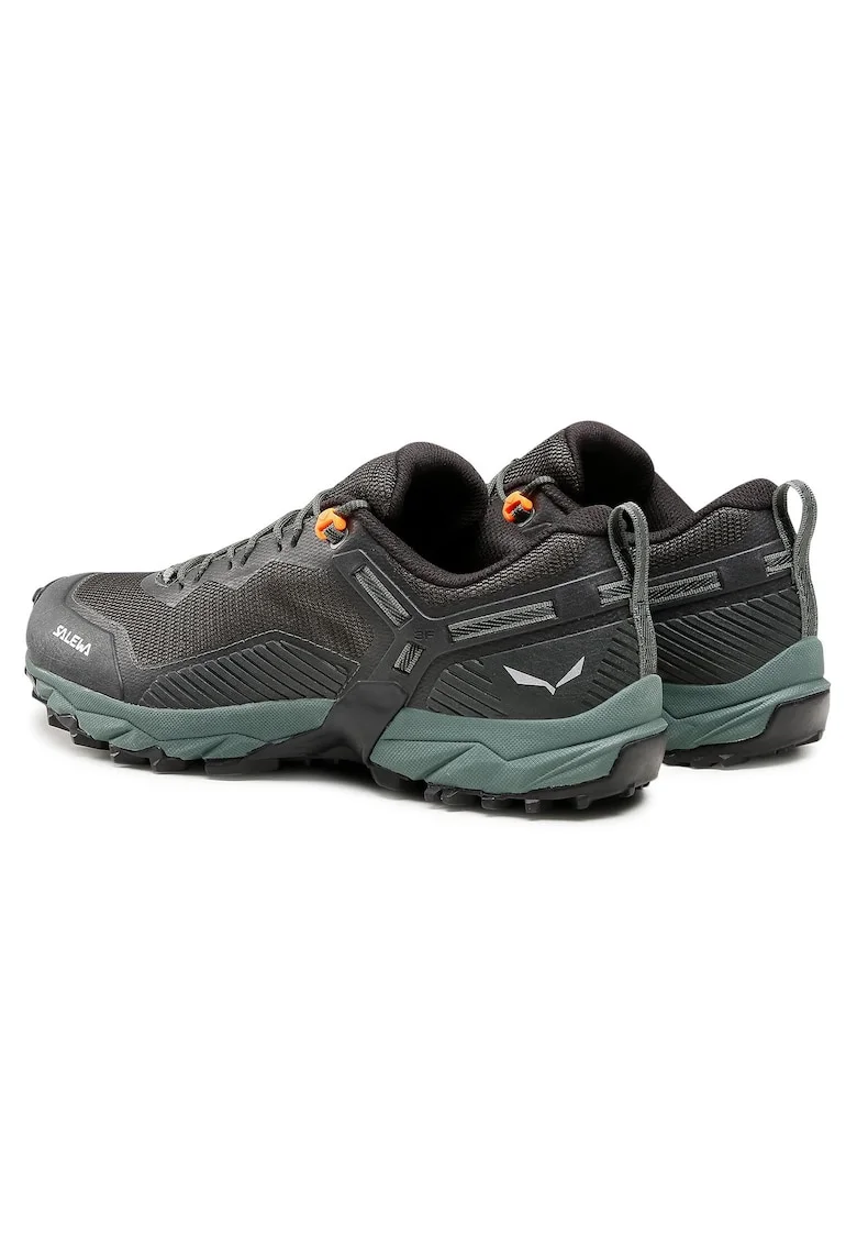 Bocanci trekking barbati  61388, Textil, Negru/Verde, Verde/Negru