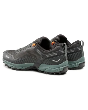 Bocanci trekking barbati  61388, Textil, Negru/Verde, Verde/Negru