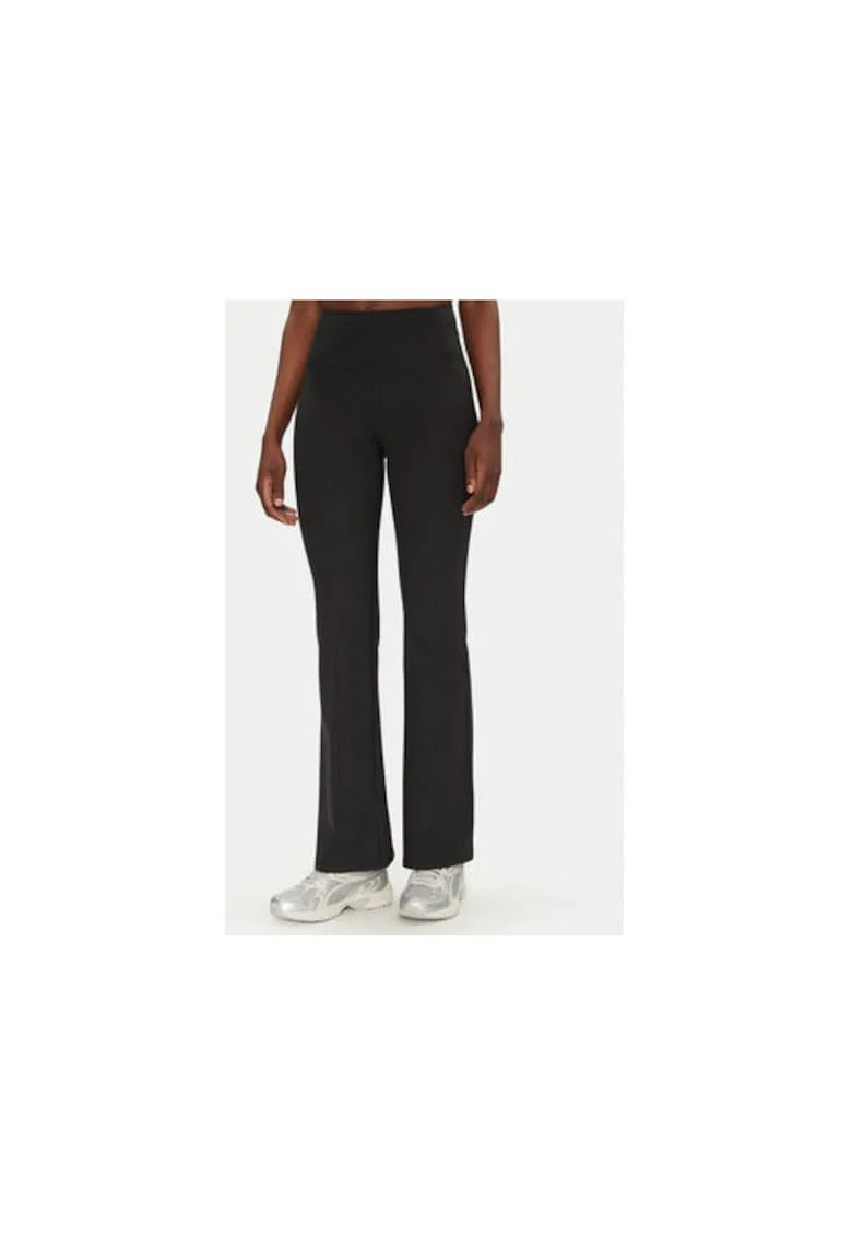 Colanti dama  4038RIB, Poliester reciclat, Negru, Negru