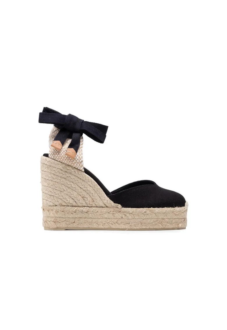 Espadrile dama  208361293, Textil, Negru, Negru