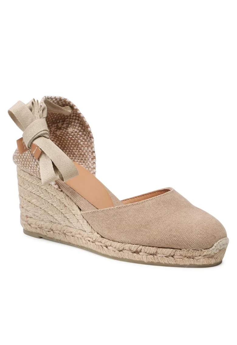 Espadrile dama  model 21644, material textil, culoare bej, Bej