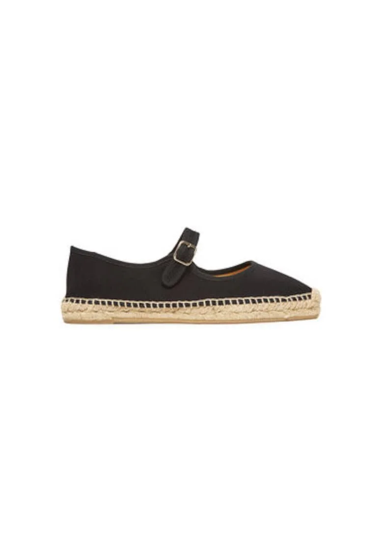 Espadrile dama  025551-100, Textil, Negru, Negru