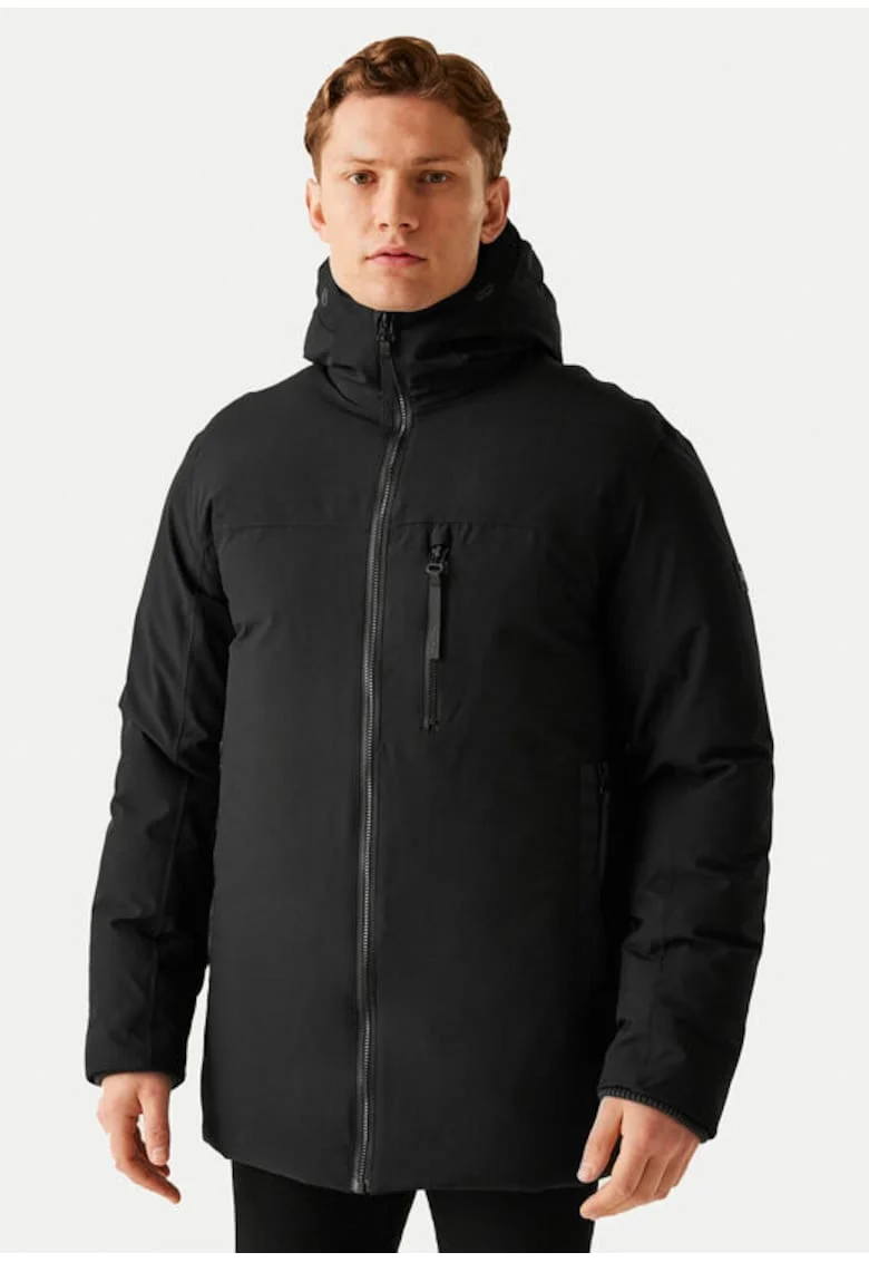 Geaca barbati,  304043291, Poliester, Negru, Negru
