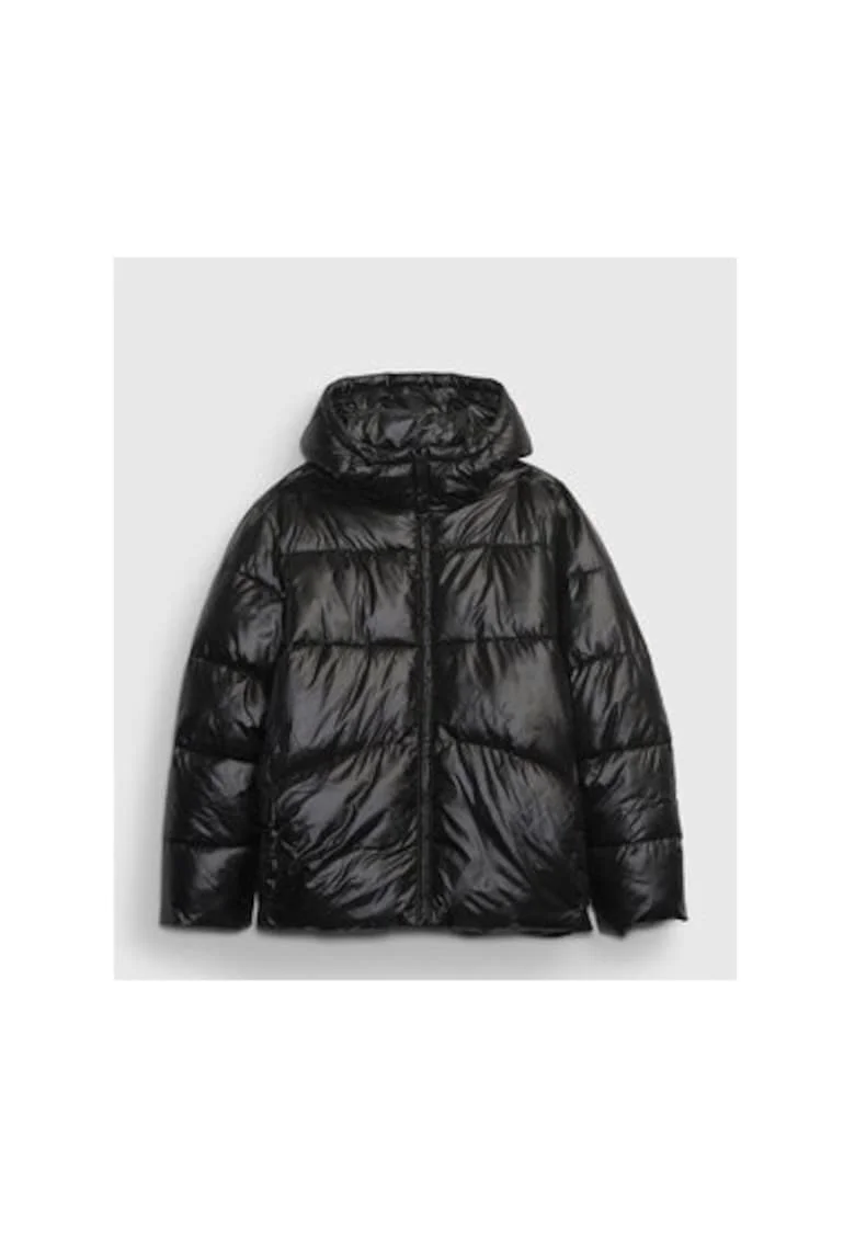 Geaca barbati,  303893187, Poliester reciclat, Negru, Negru