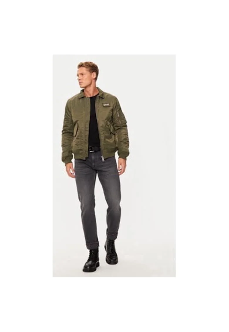 Geaca barbati,  304869174, Nylon, Verde, Verde