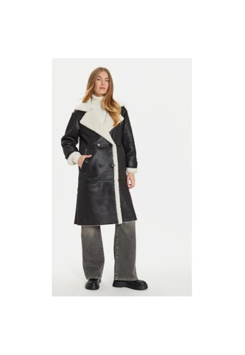 Cojoc dama,  304936067, Poliester, Negru, Negru