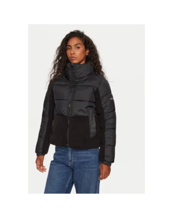 Geaca dama,  Nylon, Negru, Negru