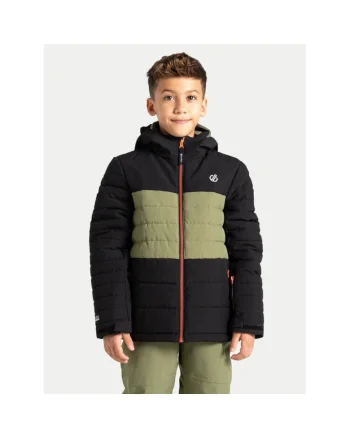 Geaca ski baieti,  304335389, Poliester reciclat, Negru, Negru