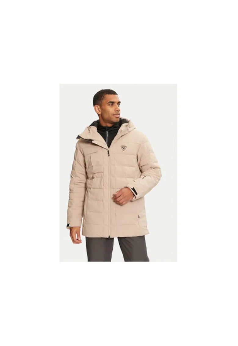 Geaca ski barbati,  304735295, Poliester, Bej, Bej