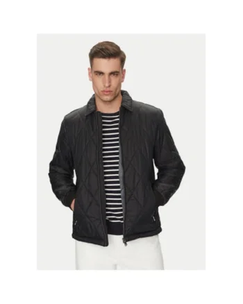 Jacheta barbati  M5522S-T3132, Poliamida, Negru, Negru