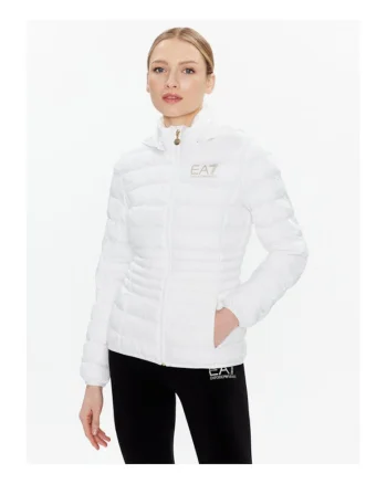 Jacheta dama  Emporio Armani, 8NTB23 TNF8Z, Poliester, Alb, Alb