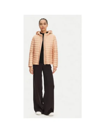 Jacheta dama  W5525A-T3146, Poliamida, Corai, Coral