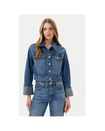 Jacheta de blugi dama Joop Jeans, 10019647 30046665, Bumbac, Albastru, Albastru