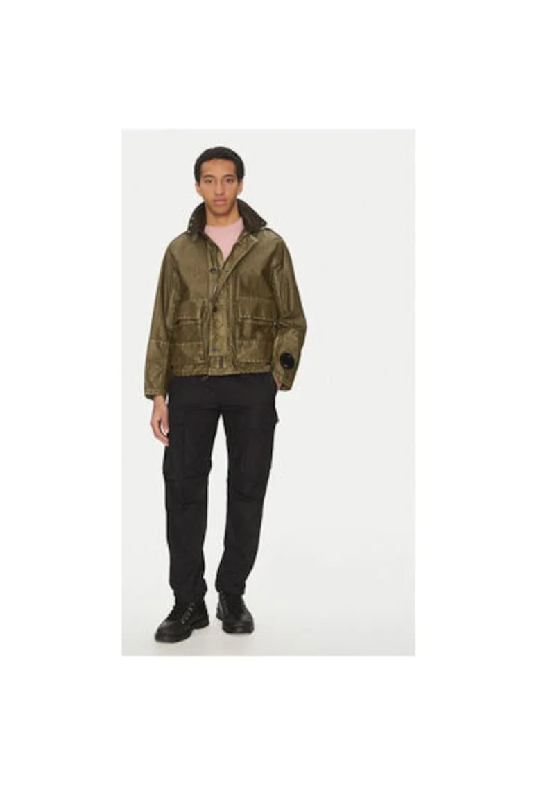 Jacheta barbati C P Company, 18CMOW224A110318G, Poliamida, Verde, Verde