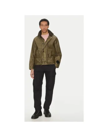 Jacheta barbati C P Company, 18CMOW224A110318G, Poliamida, Verde, Verde