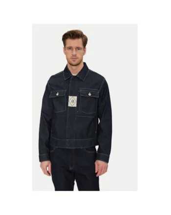 Jacheta de blugi barbati C P Company, 18CMOW188A110295W, Bumbac, Albastru, Albastru